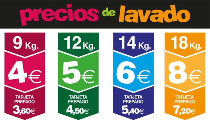 Precios de lavado