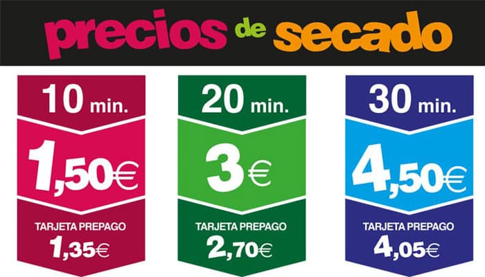 Precios de secado